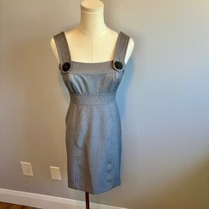 Kenzie, Women's Grey, Suspender, Suit Dress, SZ 6